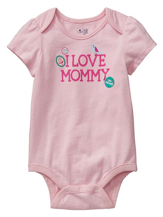 View large product image 1 of 1. Factory mommy love bodysuit