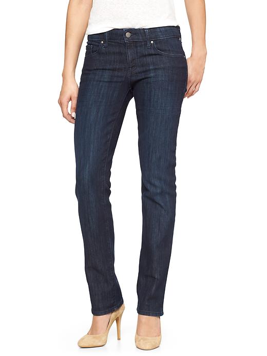 Image number 1 showing, Low Rise Real Straight Jeans