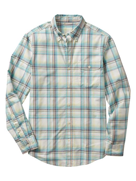 Image number 2 showing, Factory print poplin shirt (slim fit)