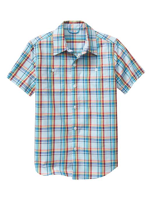 View large product image 1 of 1. Print two-pocket shirt