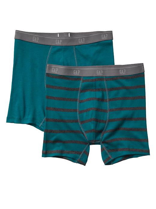 View large product image 1 of 1. Stripe boxer briefs (2-pack)