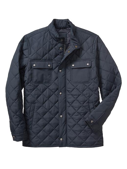 Image number 3 showing, Quilted zip jacket