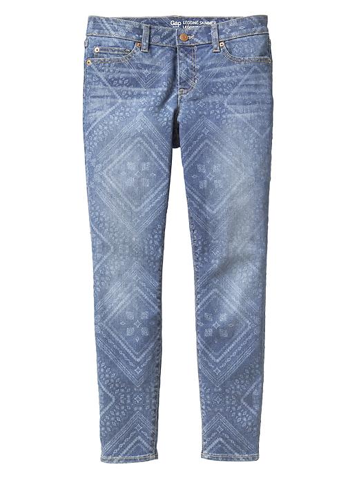 Image number 3 showing, 1969 Print legging skimmer jeans