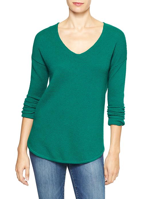Image number 8 showing, Textured drop-shoulder sweater