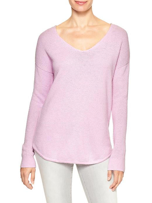 Image number 4 showing, Textured drop-shoulder sweater