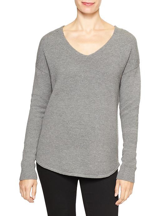 Image number 6 showing, Textured drop-shoulder sweater
