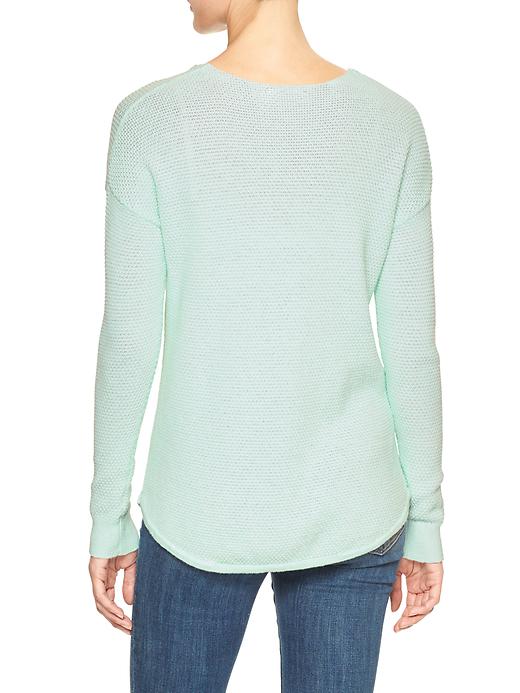 Image number 2 showing, Textured drop-shoulder sweater