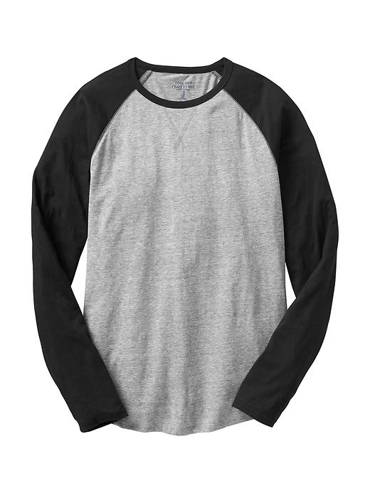 View large product image 1 of 1. Cool dry triblend baseball tee