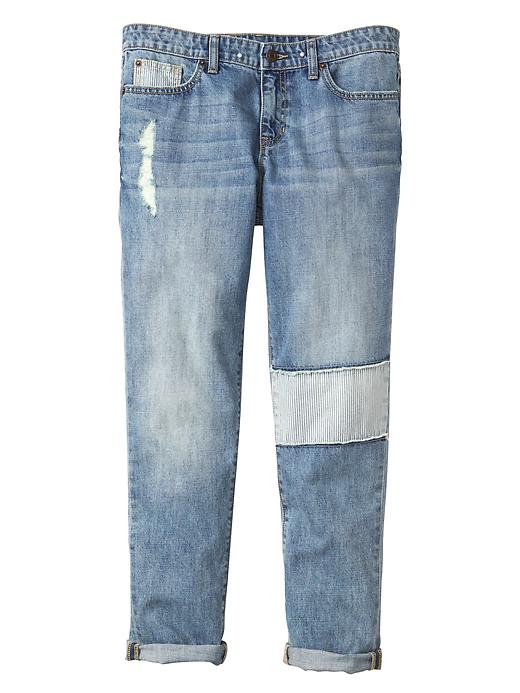 Image number 3 showing, Mid rise rip & repair sexy boyfriend fit jeans