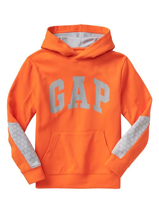 View large product image 1 of 1. GapFit arch logo hoodie