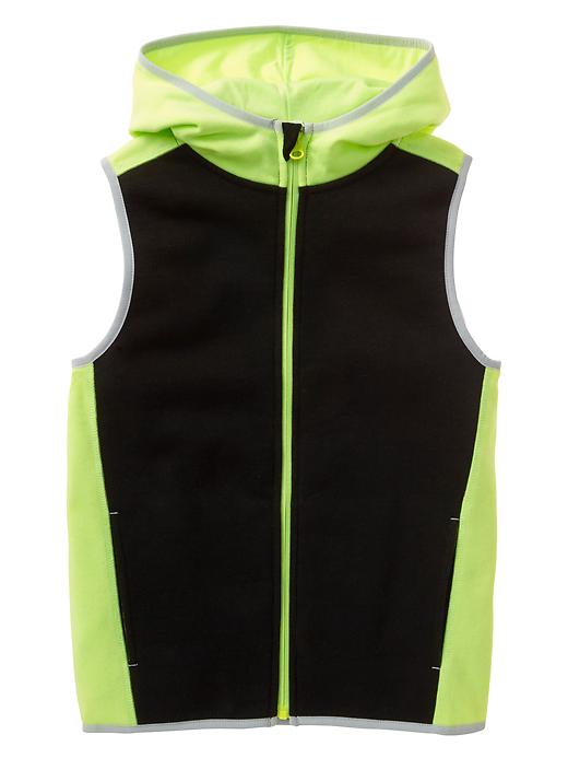View large product image 1 of 1. GapFit colorblock hoodie vest