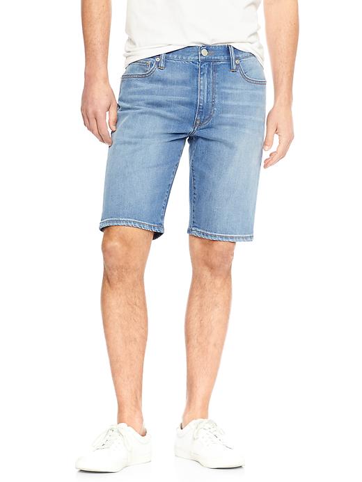 View large product image 1 of 1. Slim denim shorts (stretch)