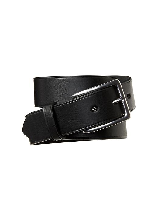 View large product image 1 of 1. Faux leather belt