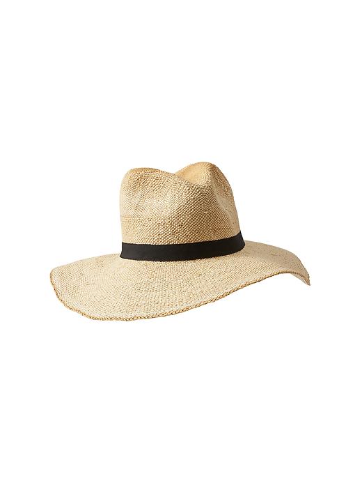 View large product image 1 of 1. Floppy straw hat