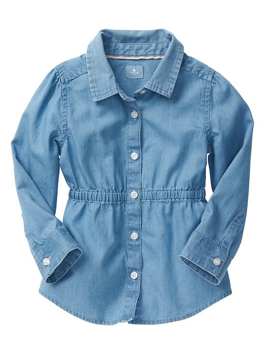 Image number 1 showing, Chambray shirt
