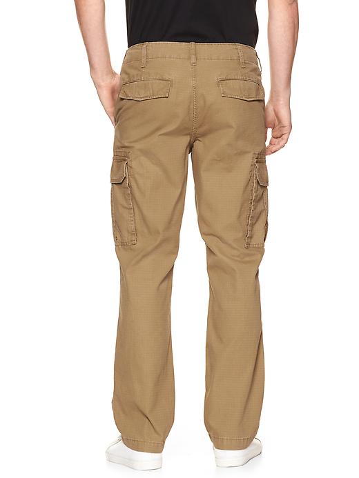 Image number 2 showing, Straight fit ripstop cargo pants
