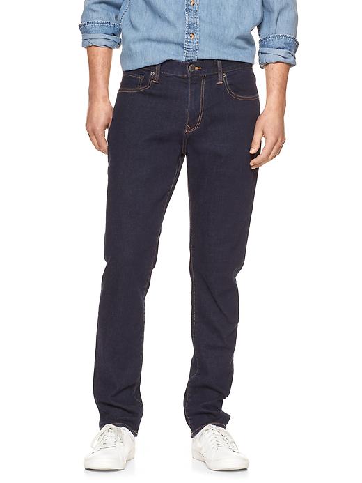 Image number 1 showing, Athletic Fit Jeans with GapFlex