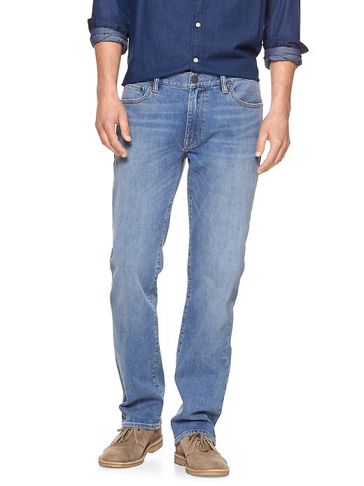 Image number 1 showing, Straight fit jeans (stretch)