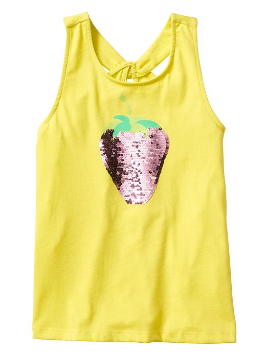 Image number 1 showing, Embellished keyhole graphic tank