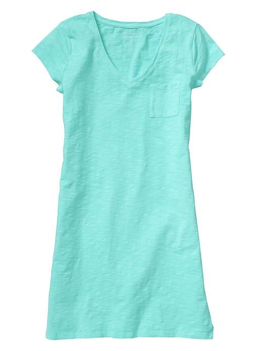 View large product image 1 of 1. Easy V-neck tee dress