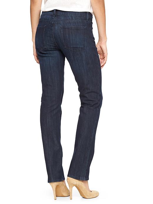 Image number 2 showing, Low Rise Real Straight Jeans