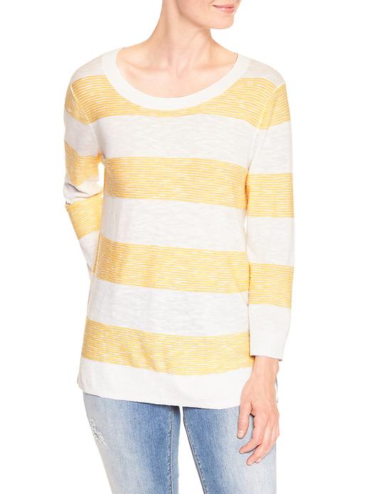 Image number 6 showing, Stripe three-quarter sleeve sweater
