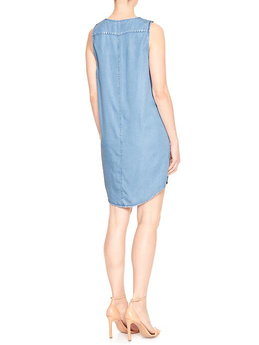 Image number 2 showing, TENCEL&#8482 embroidered tank dress