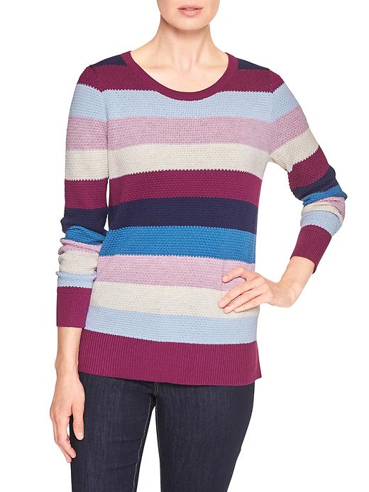 Image number 1 showing, Multi-stripe sweater