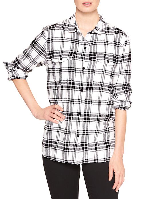 Image number 3 showing, Plaid two-pocket shirt