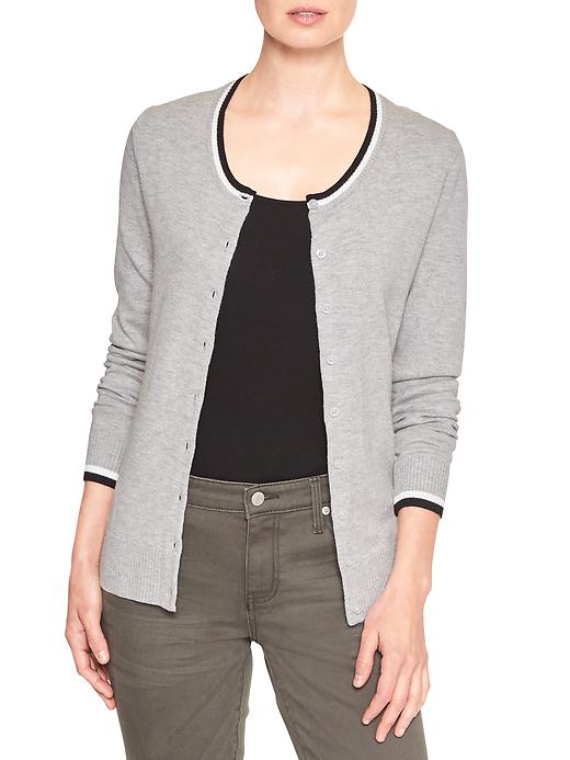Image number 1 showing, Tipped cardigan