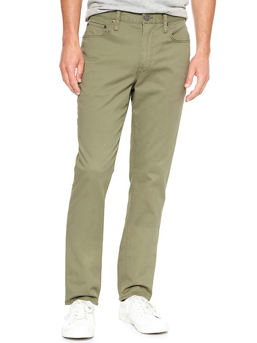 Image number 7 showing, GapFlex Twill Pants in Slim Stretch