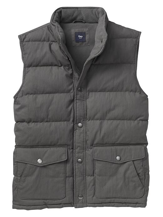 Image number 3 showing, Quilted puffer vest