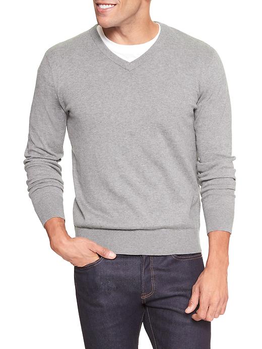 Image number 1 showing, V-neck sweater