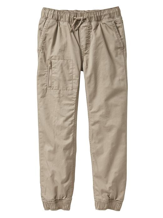 View large product image 1 of 1. Jersey-lined joggers