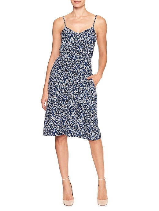 Floral cami dress Gap Factory