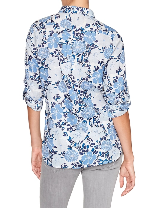 Image number 2 showing, Print popover shirt