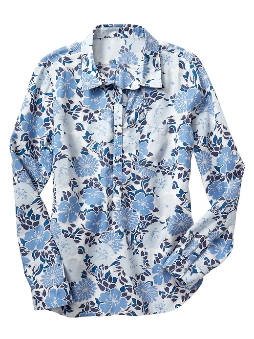 Image number 3 showing, Print popover shirt