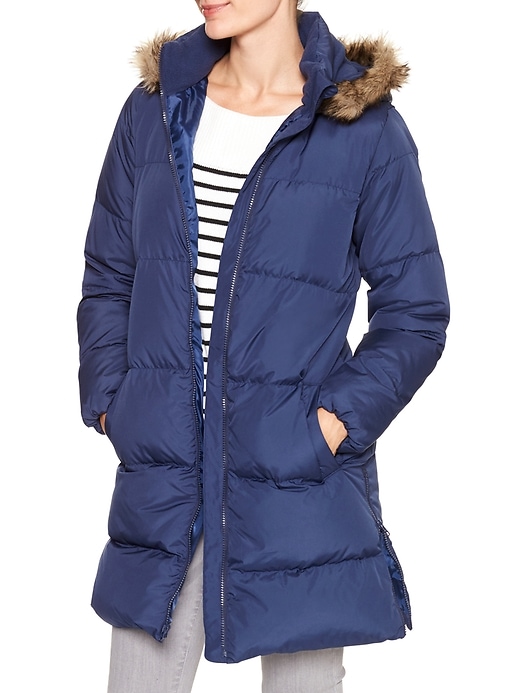 View large product image 1 of 1. Long down puffer jacket