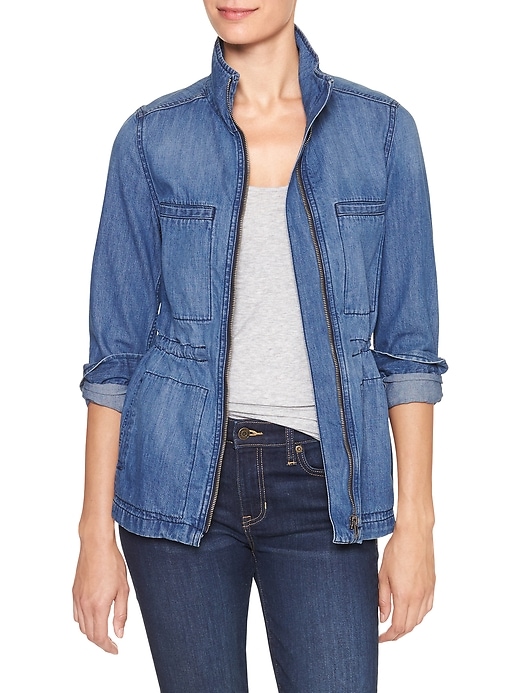 Denim utility jacket Gap Factory
