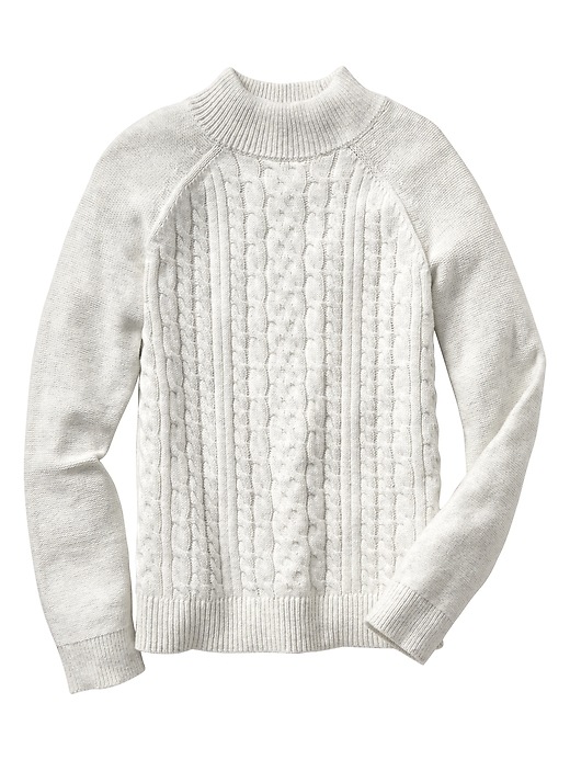 Image number 3 showing, Cable turtleneck sweater