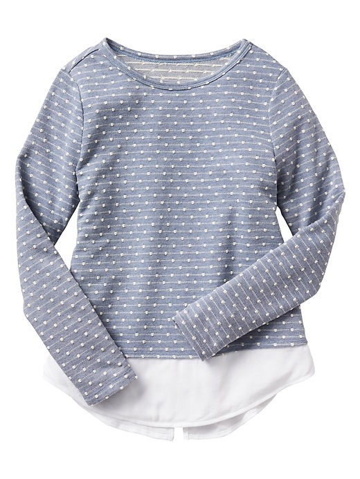 Image number 3 showing, Mix-media peplum sweater