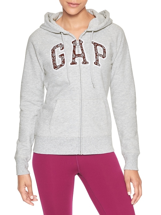Image number 1 showing, Raglan Gap Logo Zip Hoodie