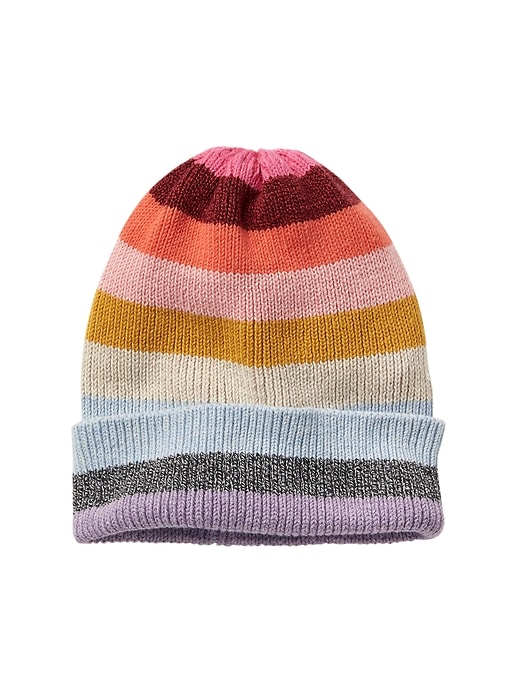 View large product image 1 of 1. Crazy stripe beanie