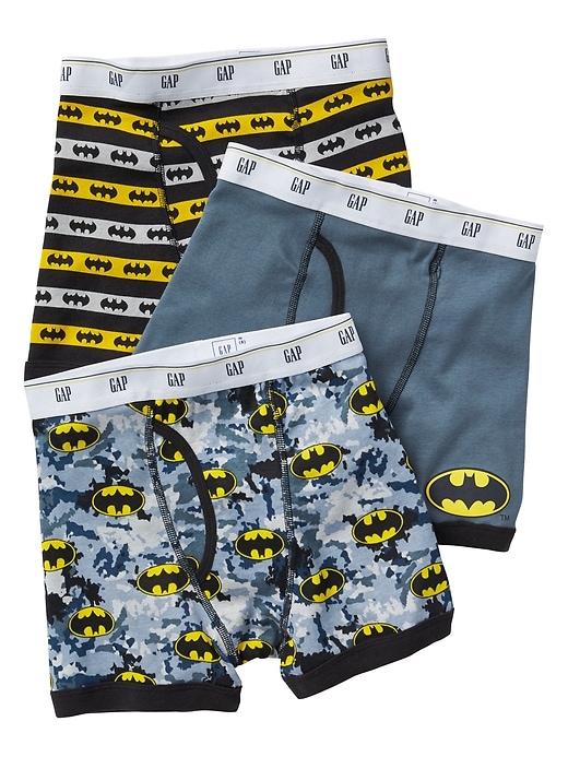 View large product image 1 of 1. Gap&#124 DC&#8482 Batman boxers (3-pack)