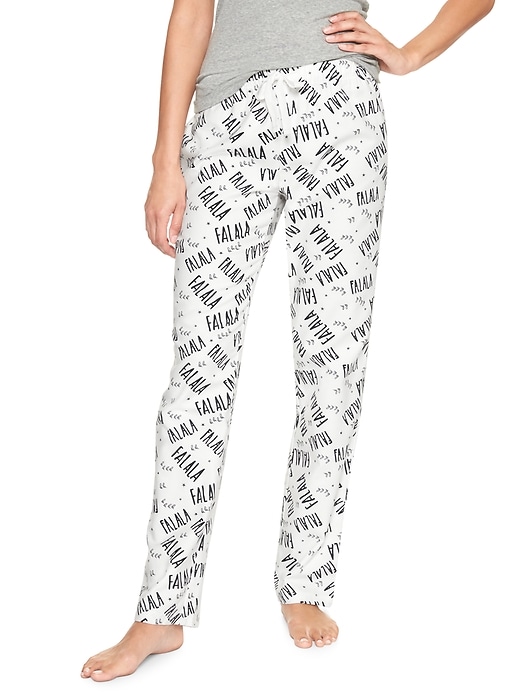 Image number 7 showing, Printed twill pants