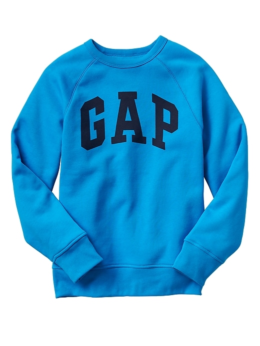 View large product image 1 of 1. Raglan arch logo pullover