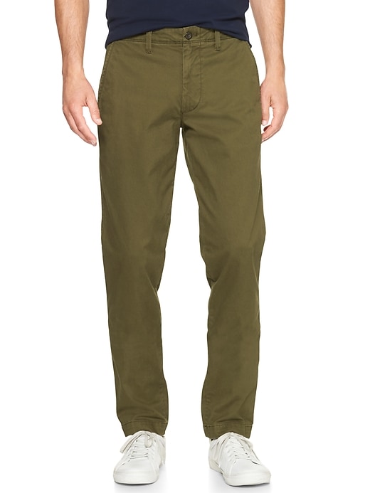 Image number 1 showing, Lived-In Khakis in Slim Fit with GapFlex
