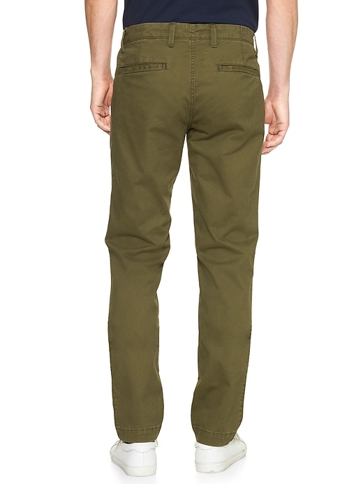 Image number 2 showing, Lived-In Khakis in Slim Fit with GapFlex