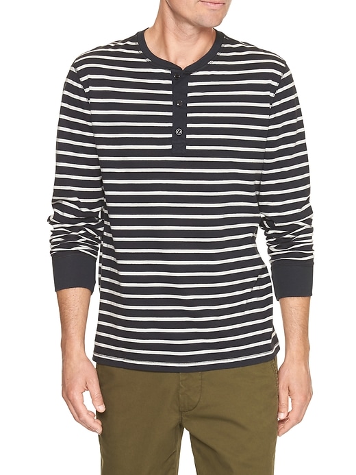 Image number 1 showing, Everyday stripe henley