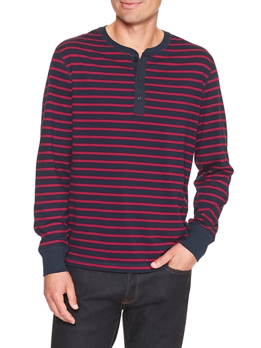 Image number 6 showing, Everyday stripe henley